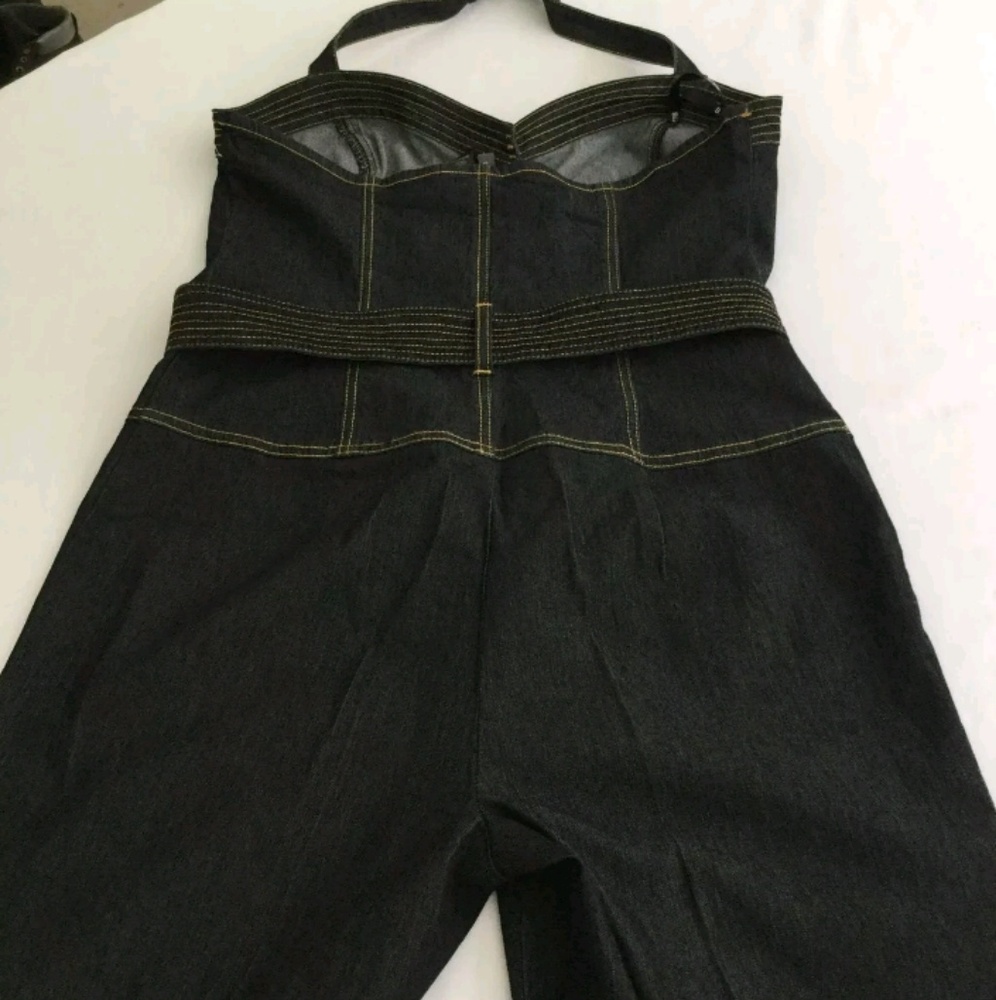 New! Bisou Bisou Dark Wash Denim Jumper!